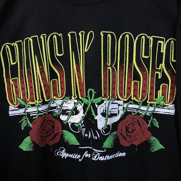 Guns N' Roses Appetite For Destruction Rock Band Crewneck Sweatshirt Large - Picture 2 of 5